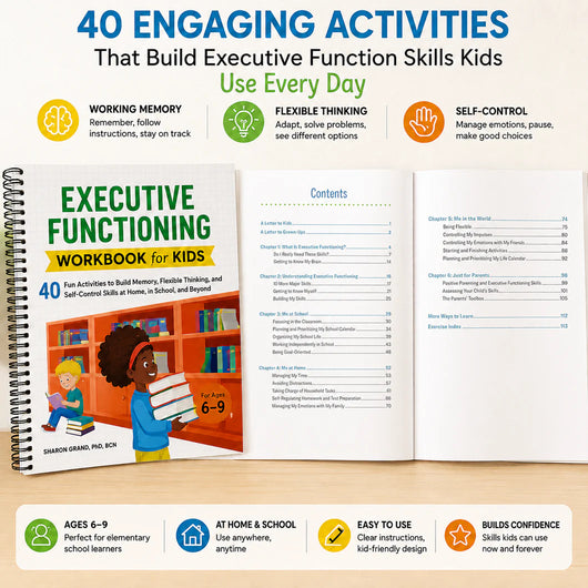 Executive Functioning Workbook for Kids