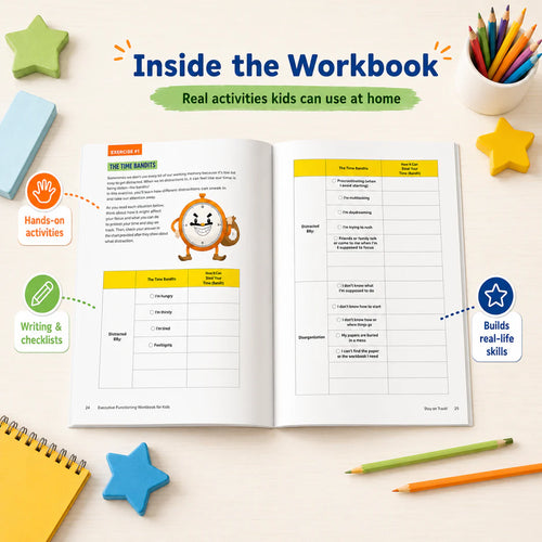 Executive Functioning Workbook for Kids