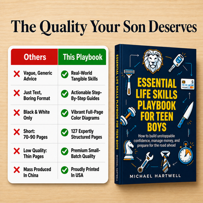 Essential Life Skills Playbook For Teen Boys